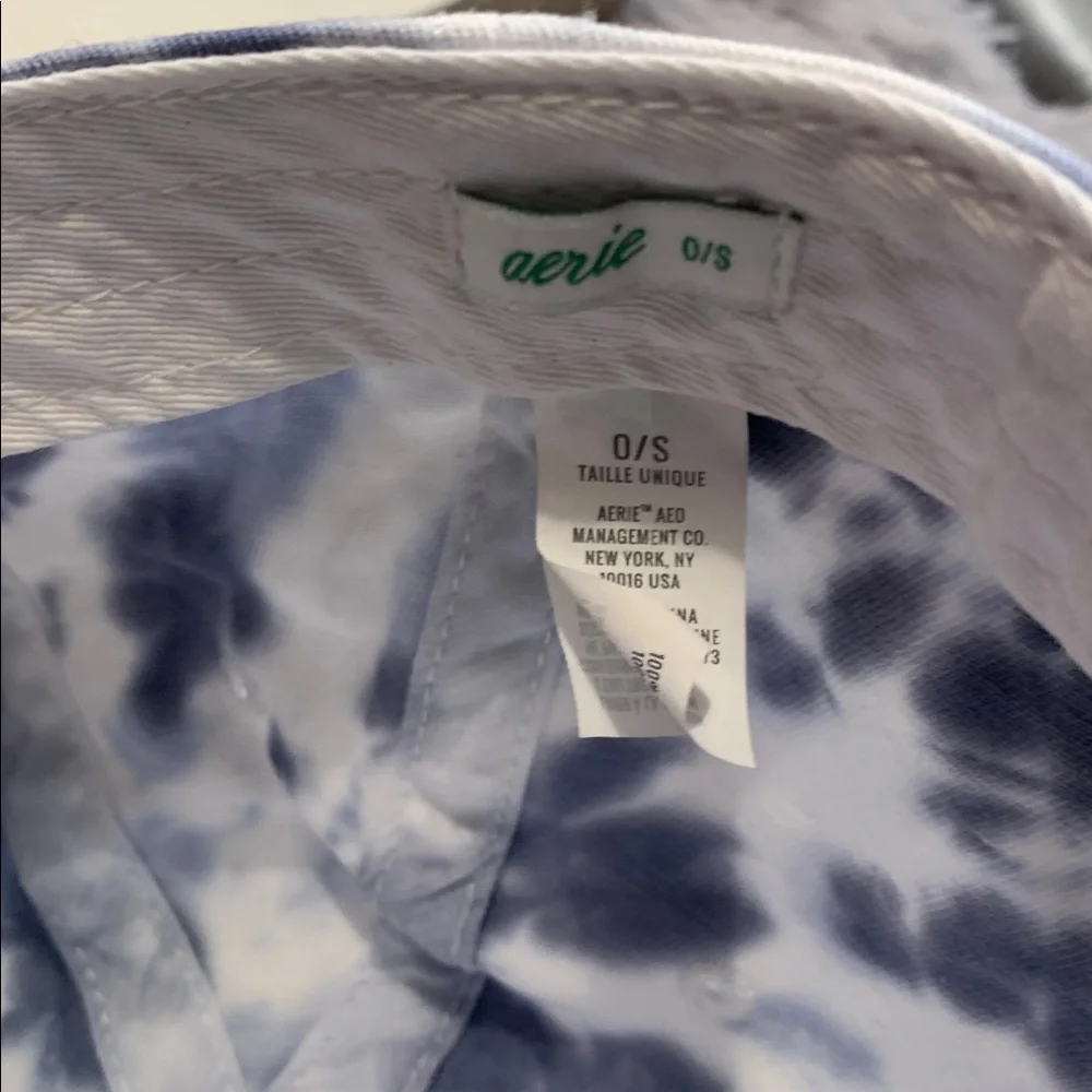🌹aerie • Tie-Dye Navy & White Baseball Cap • Unisex